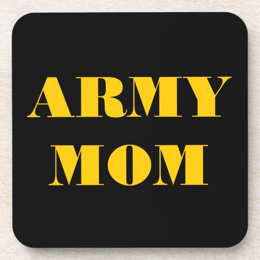Dessous de verre Set Armée Maman (Devant)