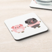 Dessous-de-verre Set de Coasters Cute (Côté gauche)