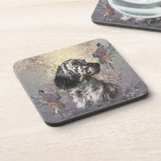 Dessous-de-verre Setter anglais (Côté gauche)