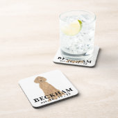 Dessous-de-verre Setter irlandais personnalisé (Côté Droit)