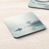 Dessous-de-verre Seul dans la conception de la fosse (Côté gauche)