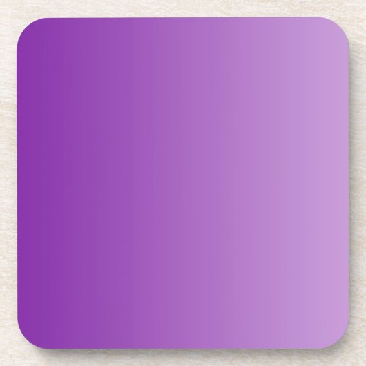Dessous-de-verre SEULEMENT dégradés de COULEUR - violet (Devant)