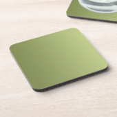 Dessous-de-verre SEULS gradients de COULEUR - vert olive (Côté gauche)