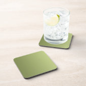 Dessous-de-verre SEULS gradients de COULEUR - vert olive (Côté Droit)