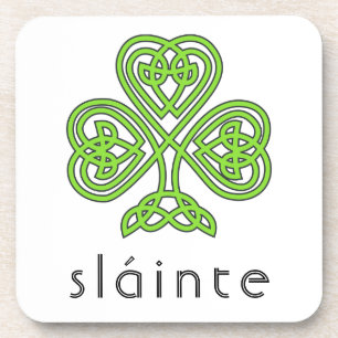 Dessous-de-verre Shamrock celte Sainte Vert Saint Patrick