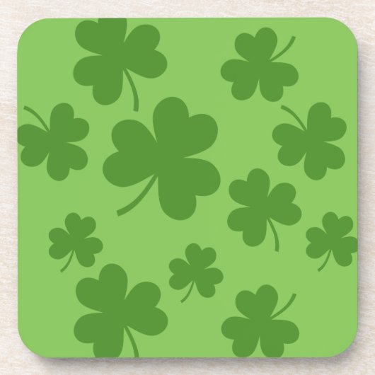 Dessous-de-verre Shamrock de la Saint Patrick Motif Clover (Devant)