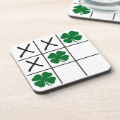 Dessous-de-verre Shamrock Tic Tac Toe (Côté gauche)
