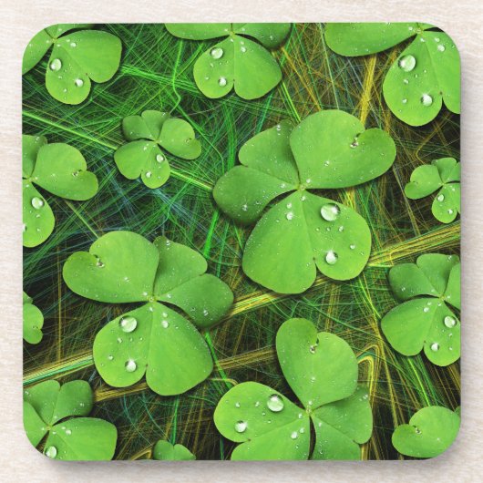 Dessous-de-verre Shamrock vert St Patrick iPhone 5 Coque-Mate (Devant)