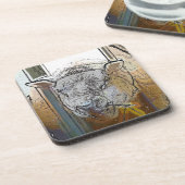 DESSOUS-DE-VERRE SHEEP (Côté gauche)