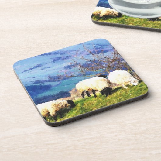 DESSOUS-DE-VERRE SHEEP (Côté gauche)