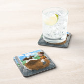 Dessous-de-verre Sheldon et Davie Relaxing (Côté Droit)