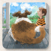 Dessous-de-verre Sheldon et Davie Relaxing (Devant)