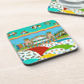 Dessous de verre Shell de la bande de Sea Isle Cit (Côté gauche)