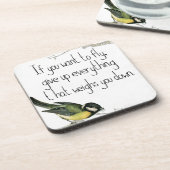 Dessous-de-verre Si Vous Voulez Voler Abandonner Ce Qui Vous Pèse (Côté gauche)