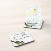 Dessous-de-verre Si Vous Voulez Voler Abandonner Ce Qui Vous Pèse (Côté Droit)