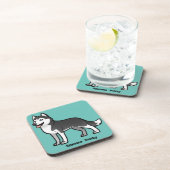 Dessous-de-verre Sibérien Husky (Côté Droit)