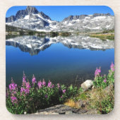 Dessous-de-verre Sierra orientale montagnes (Devant)