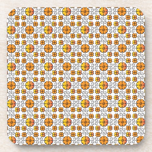 Dessous-de-verre Signal traditionnel letton SUN motif géométrique V (Devant)