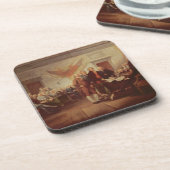 Dessous-de-verre Signature de la déclaration d'indépendance, 4ème (Côté gauche)