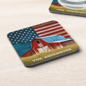 Dessous-de-verre Signature rustique Americana (Côté gauche)