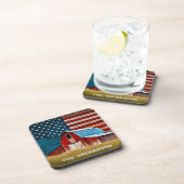 Dessous-de-verre Signature rustique Americana (Côté Droit)