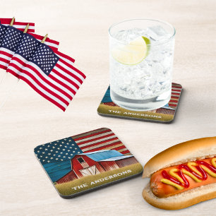 Dessous-de-verre Signature rustique Americana