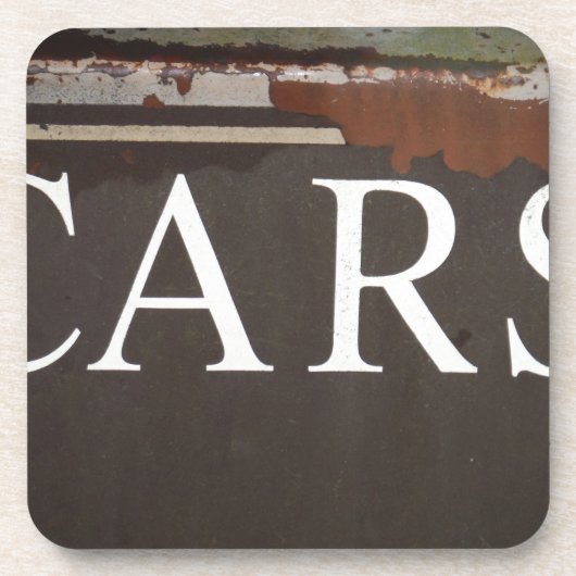 Dessous-de-verre SIGNE DE VOITURE Vintage Camion (Devant)