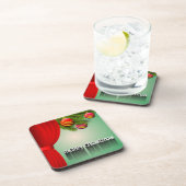 DESSOUS-DE-VERRE SIGNE "MERRY CHRISTMAS" (Côté Droit)