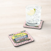 Dessous-de-verre Signe wagon-restaurant rétro du "de la maman faite (Côté Droit)