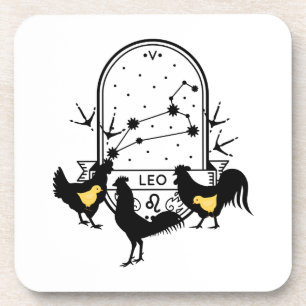 Dessous-de-verre Signe zodiaque et animaux de compagnie corresponda