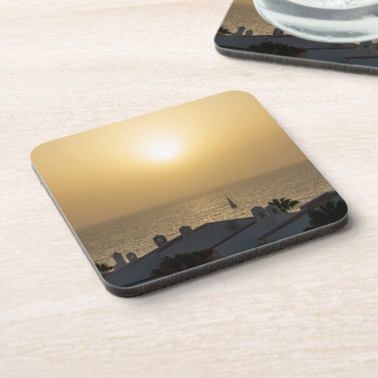 Dessous-de-verre Silence (Côté gauche)