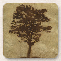 Silhouette d'arbre sur Arrière - plan de bronze
