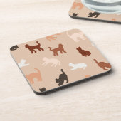 Dessous-de-verre Silhouette de chat (Côté gauche)