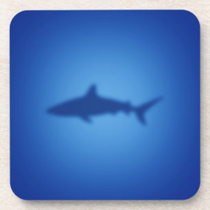 Dessous-de-verre Silhouette de requin