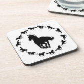 Dessous-de-verre Silhouette Design Cheval (Côté gauche)