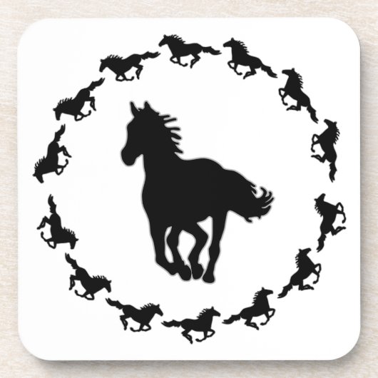 Dessous-de-verre Silhouette Design Cheval (Devant)