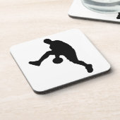 Dessous-de-verre Silhouette du joueur de basket (Côté gauche)