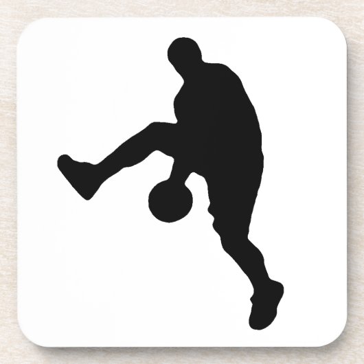 Dessous-de-verre Silhouette du joueur de basket (Devant)