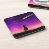 Dessous-de-verre Silhouette Girl Watches (Côté gauche)