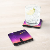 Dessous-de-verre Silhouette Girl Watches (Côté Droit)