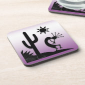 Dessous-de-verre Silhouette Kokopelli (Côté gauche)
