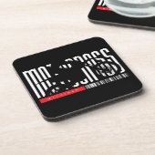 Dessous-de-verre Silhouette motocross du Michigan (Côté gauche)