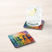 Dessous-de-verre Silhouettes colorées dansant (Côté Droit)