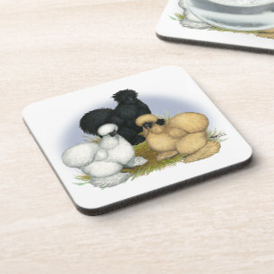 Dessous-de-verre Silkie Trio