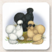 Dessous-de-verre Silkie Trio (Devant)