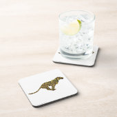 Dessous-de-verre Siloette léopard Brown et jaune (Côté Droit)