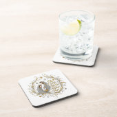 Dessous-de-verre Silver and gold nativity Christmas (Côté Droit)