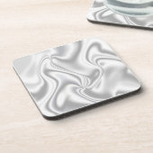 Dessous-de-verre Silver Satin (Côté gauche)