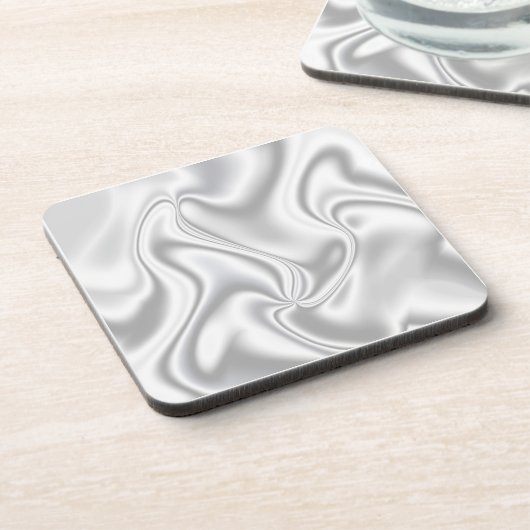 Dessous-de-verre Silver Satin (Côté gauche)