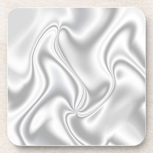 Dessous-de-verre Silver Satin (Devant)